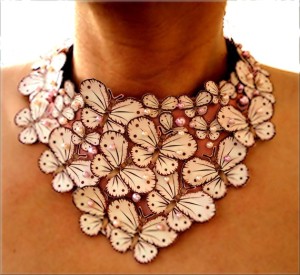 For You: Gorgeous Pink Butterfly Necklace. Buy from Etsy Online Gift Shop. One OFF Design
