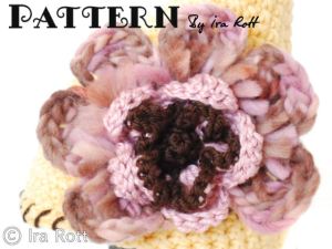 chunky crochet flower pdf pattern