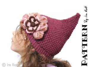 crochet pixie hat pdf pattern