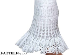 white lace skirt pdf pattern