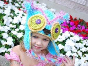 Handmade Crochet Owl Hat for Kids