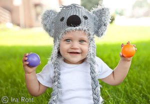 Handmade Crochet Koala Hat for all ages