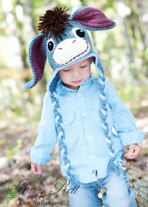 Crochet Eeyore Donkey Hat