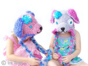 Handmade Crochet Puppy Hat for all ages
