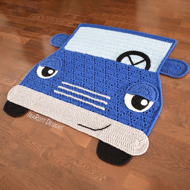Car Rug Crochet Pattern