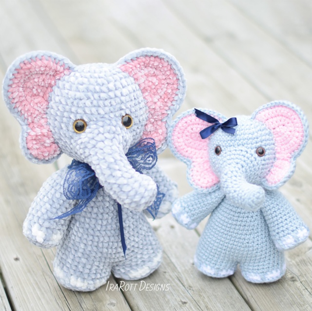 Stuffed Animal Elephant Crochet Pattern