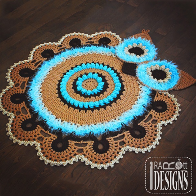 Owl Rug Crochet Pattern