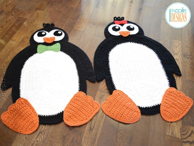 Penguin Rug Crochet Pattern
